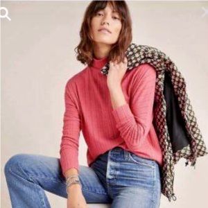 NWT Eri + Ali Anthropologie Mockneck Sweater.  Medium.